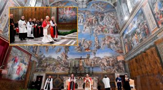 Histórico encuentro en la Capilla Sixtina