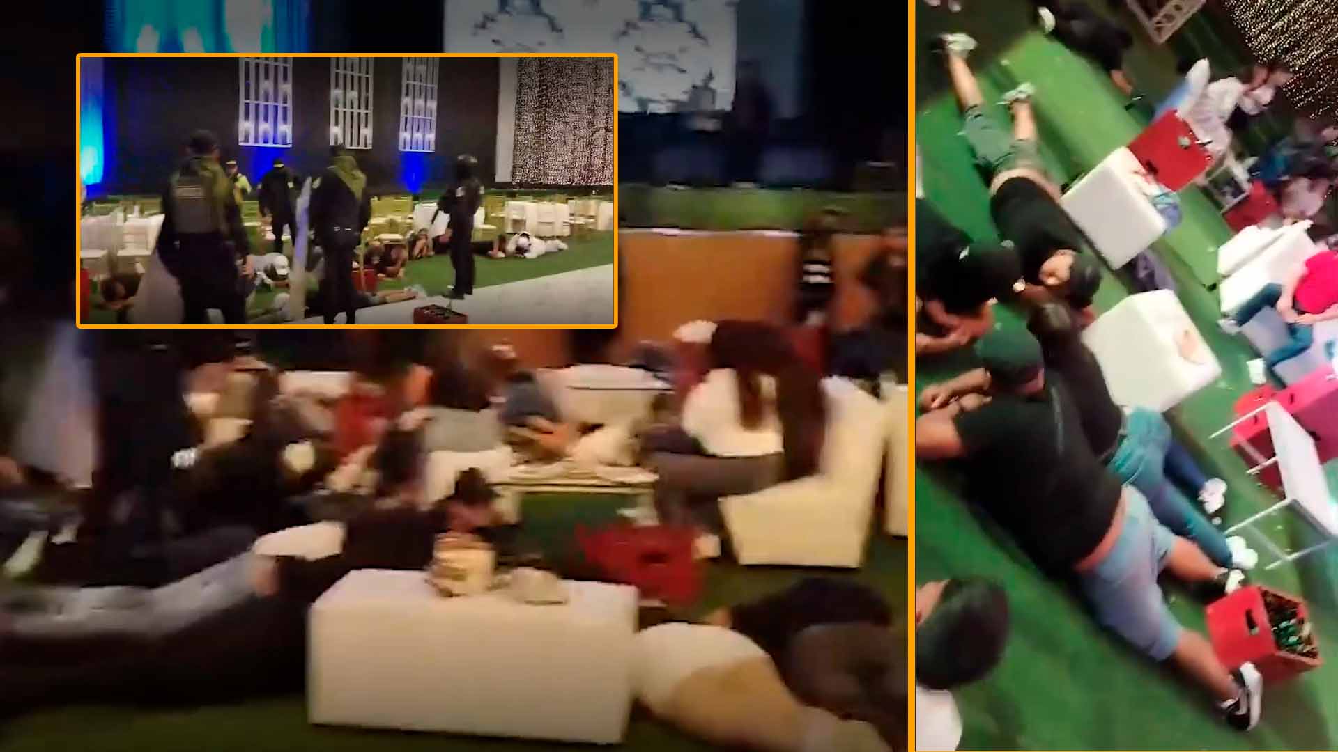 Policía irrumpe en boda de presuntos extorsionadores