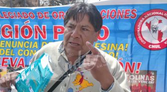 Vicepresidente del Comité de Lucha de la provincia de San Román