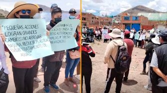 Ciudadanos limpian las orillas del lago Titicaca