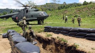 Enfrentamiento entre las fuerzas del orden