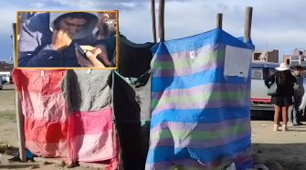 sorprenden a sujeto grabando en los baños del cementerio de Chilla