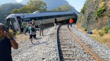 Descarrilamiento del tren Interoceánico en México