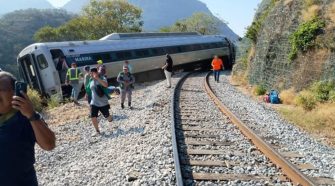 Descarrilamiento del tren Interoceánico en México
