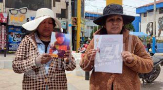 Esposa del ciudadano Mario Calcina Yana