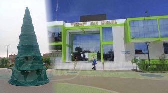 Municipalidad de San Miguel y su árbol navideño