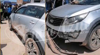 Vehículo que habría atropellado a una menor