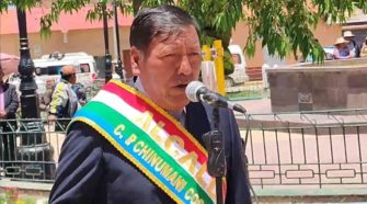 alcalde del Centro Poblado Chinumani Copapujo