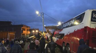 Accidente en el distrito de Pichacani–Laraqueri