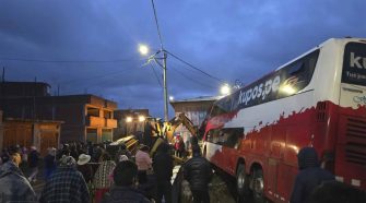 Accidente en el distrito de Pichacani–Laraqueri