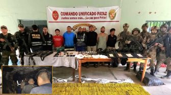 Detienen a 14 personas tras operativo en bocamina en Pataz