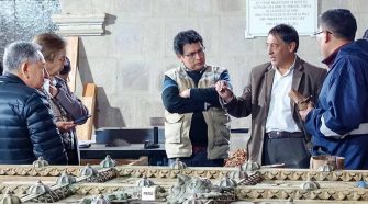 Restauración del portón de la Catedral