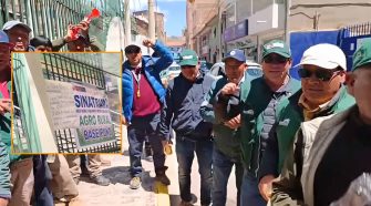 Trabajadores de Agrorural Puno mantienen protestas