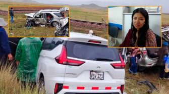 accidente en la vía Cusco Ayaviri