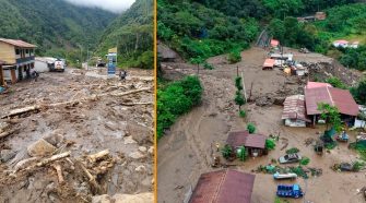 derrumbe en la vía Interoceánica