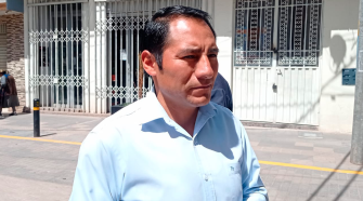 Regidor de la Municipalidad Provincial de San Román, Javier Chura Esperilla,
