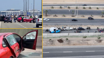 Delincuentes interceptaron a dos vehículos en San Miguel