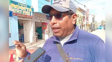 El Secretario general del Sindicato de Construcción Civil, Miguel Coaquira Yerba