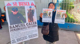 Madre busca desesperadamente a su hijo desaparecido desde el 7 de marzo.