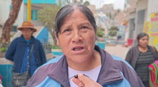 Yolanda Coila Monteagudo, secretaria general del Sindicato de Trabajadores Empleados y Obreros de San Román