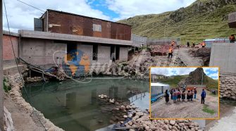 obra del balneario Putina Punco