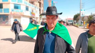 secretario de la Federación de Campesinos de Sandia