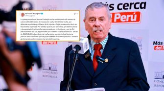 Rospigliosi cuestiona condena