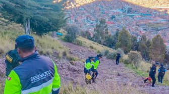 Serenazgo refuerza seguridad en calvarios de Puno durante Viernes Santo