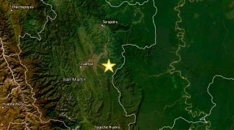 Sismo sacude la región San Martín