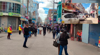 Vecinos bloquean jirón Moquegua