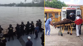 Suboficial muere en operativo policial por embarcaciones retenidas en Loreto