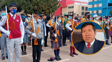 Juramentación escolar se realizó con aforo limitado en Juliaca