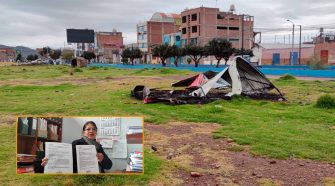 propiedad de terreno en disputa