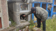 Seis nichos afectados tras intento de robo en cementerio de Vilque