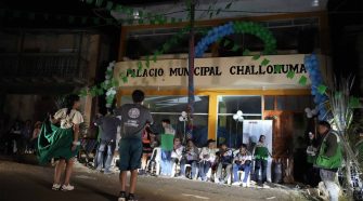 salón comunal de Challohuma