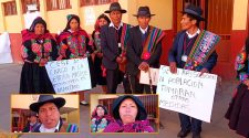 Autoridades de Amantaní protestan en Puno