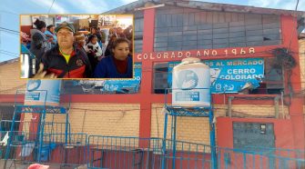 Comerciantes del mercado Cerro Colorado