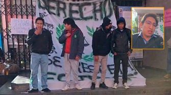 Estudiantes de Derecho mantienen protesta