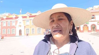 Pobladores de la parcialidad Apacheta