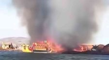 damnificadas en Los Uros