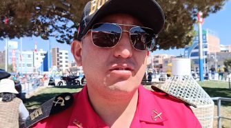 Luis Frisancho Aroco, comandante de la Compañía de Bomberos San Román N.° 53