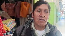 exdirigente de la plataforma comercial San José, Alejandro Paricahua