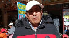presidente de las Cuatro Zonas de Juliaca, Juan Zapata Chambilla