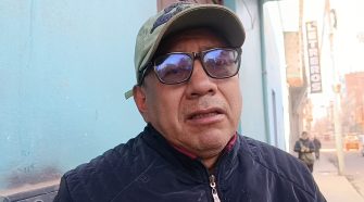 presidente del Frente de Defensa Unificado de Juliaca (FREDUJ), Jesús Abarca Laime