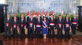 Ministros que integran el Gobierno de Keiko