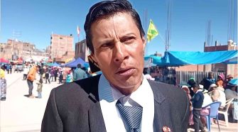 dirigente del centro poblado de Alto Puno
