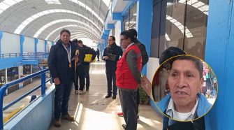 exdirigente de la plataforma comercial San José, Alejandro Paricahua,