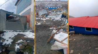 Fuertes vientos y nevadas