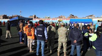 Simulacro en Puno