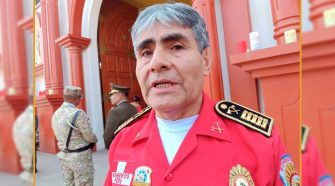 comandante de la Compañía de Bomberos de Puno, Jhon Zea Béjar